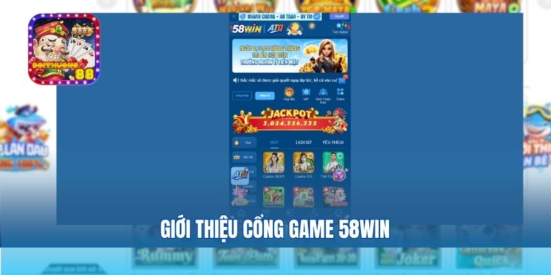 58win – Cổng Game Bài Chất Lượng Hấp Dẫn Bậc Nhất