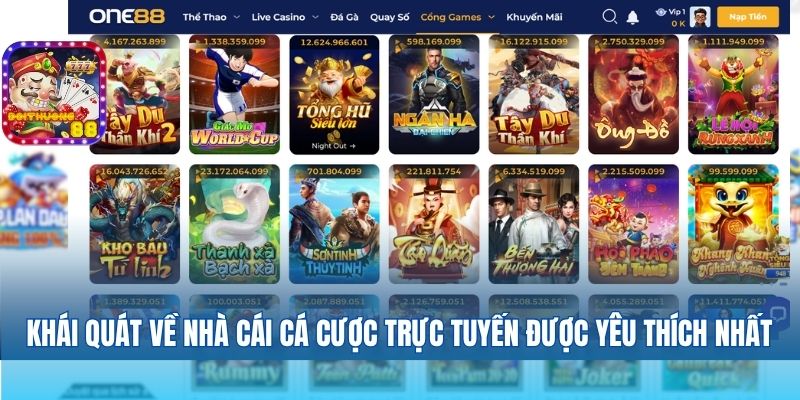 Nhà Cái ONE88 – Nơi Cung Cấp Cá Cược Trực Tuyến Đỉnh Cao
