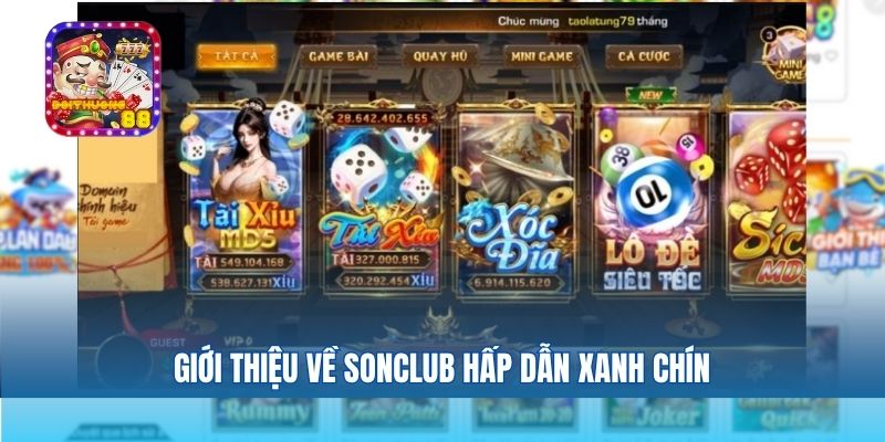Sonclub – Sòng bài online đẳng cấp quốc tế năm 2025