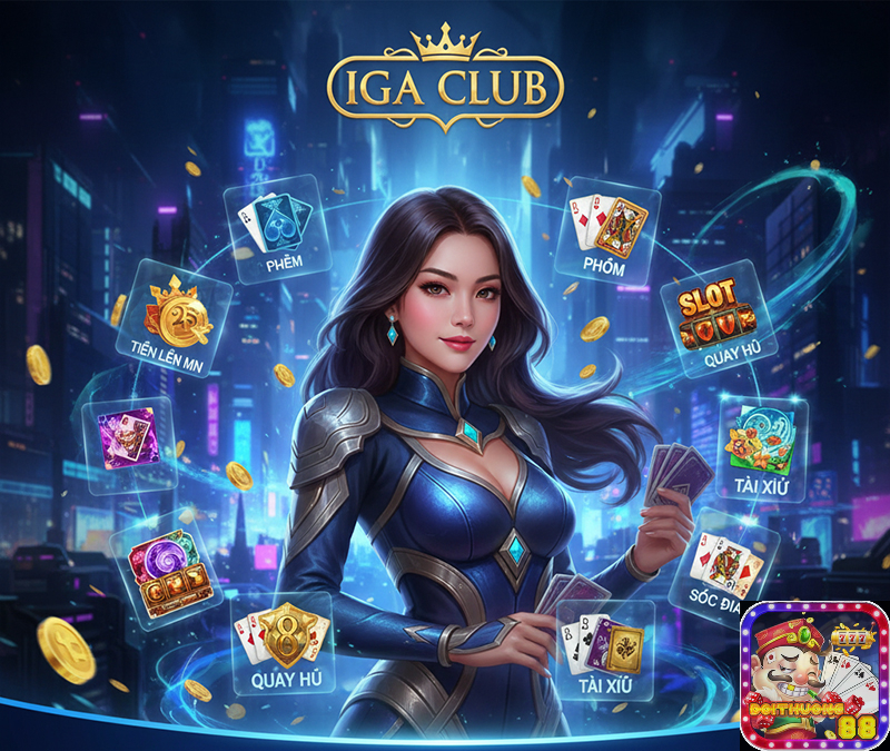 Iga club – Cổng game bài đổi thưởng giải trí đỉnh cao cho tân thủ